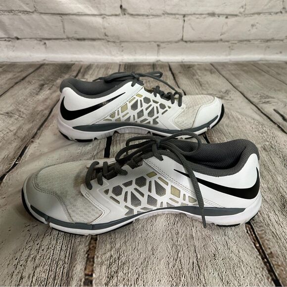 Nike Flex Supreme TR4 White and Gray Women's Athletic Shoes, Size 8, Pre-owned - Picture 5 of 8